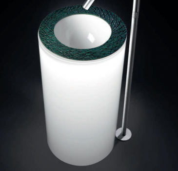 Artwork 1960 Rotondo Standwaschbecken mit LED-Beleuchtung