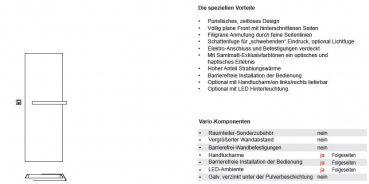 Bemm Plawa Purline Glas-Edition Designheizkörper Elektroheizkörper