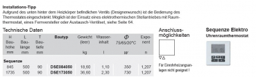 Bemm Sequenze Arte Designerheizkörper für Zentralheizung oder als Elektroheizkörper