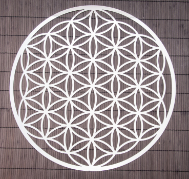 Berk Esoterik Blume des Lebens 43,5 cm Wandschmuck aus Edelstahl