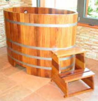 Blumenberg Sauna-Tauchbecken Tauchbottich mit größerem Wasserinhalt