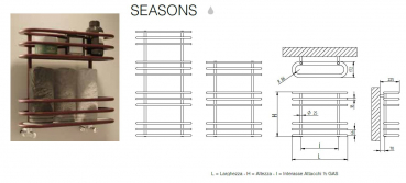 Brandoni Seasons Handtuchheizkörper mit Ablage Designheizkörper