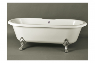 Börsting Nostalgie-Badewanne Mineralguss Marie flach 30700 freistehend, Luxus-Design für Ihr Traumbad