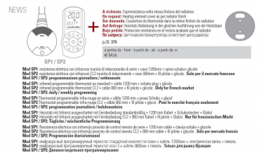 Caleido elektrischer Designheizkörper Righe 1000 vertikal exklusiver Elektroheizkörper