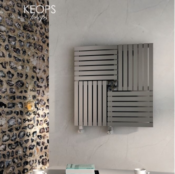 Carisa Designheizkörper Keops Edelstahlheizkörper, modernes Design für Ihr Zuhause