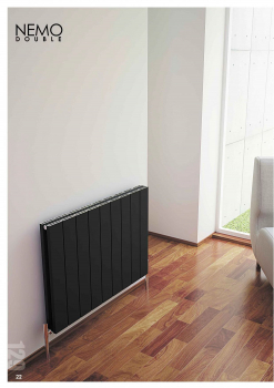 Carisa Designheizkörper Nemo Double Aluminiumheizkörper, modernes Design für Ihr Zuhause