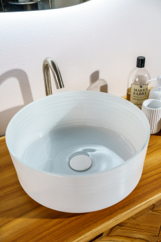 Cipi Circle Basin Aufsatzwaschbecken aus Glas