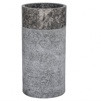 Cipi Cylinder Dark Marmor Standwaschbecken Säulenwaschbecken