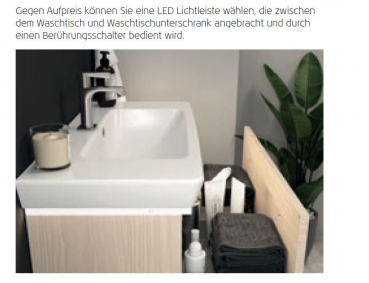 Dansani Badmöbelset Scanbad Multo+ Large mit Waschtisch Lotto 85 cm, modernes Design für Ihr Traumbad