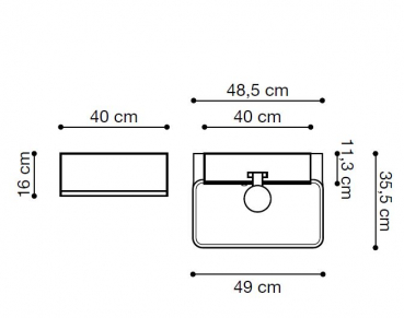 Dansani Badmöbelset Calidris Frame small, Einrichtungsbeispiel 6