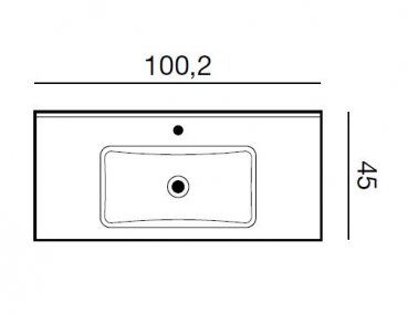 Dansani Luna Badmöbelset Allegro 100
