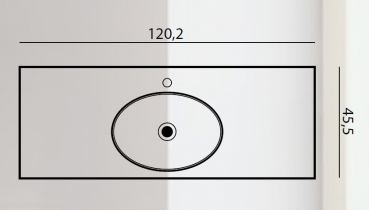 Dansani Luna Badmöbelset Sonate 120