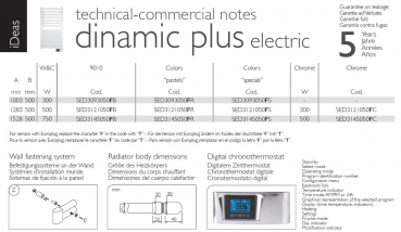 Dinamic electric Elektroheizkörper Designheizkörper Heizkörper von Deltacalor