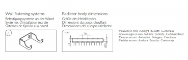 Deltacalor Harp vertical double Designheizkörper Raumheizkörper