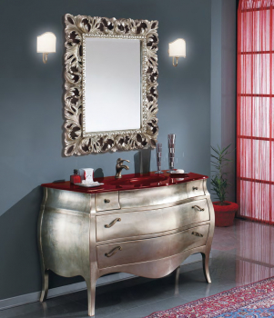 New Baroque Badmöbelset 10 silber von Euro Bagno