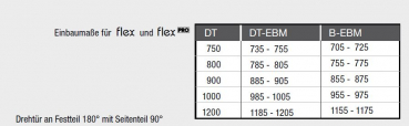 GEO maw Flex Pro AP-F110 Pendeltür mit Seitenteil Duschkabine Fronteinstieg in Chromoptik oder Schwarz mit Beschichtung