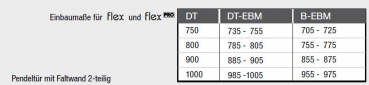 GEO maw flex A-E140/A-E410 Duschkabine Eckeinstieg mit 1 Faltwand und 1 Schwenktür Eckdusche