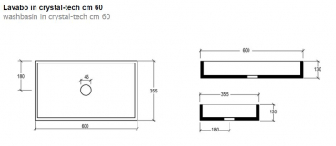 Box Standwaschbecken 60 von GSG Ceramic Design