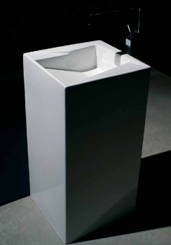 Oz Standwaschbecken freistehend oder Wandmontage von GSG Ceramic Design
