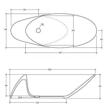 Touch Badewanne von GSG Ceramic Design