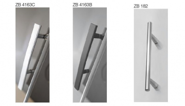 GEO maw Flex Pro AP-E200 Eckeinstieg 2 Pendeltüren an Fixteilen Duschkabine in Chromoptik oder Schwarz mit Beschichtung