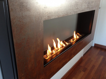 GlammFire Apollo EVOPlus Bioethanol-Kamin Wandkamin Fireplace, tanzende Flammen für Ihren Wohnraum