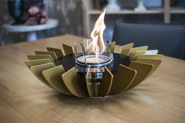 GlammFire Cosmo Tabletop Bioethanol-Flamme Designfeuer für Tisch und Wohnung