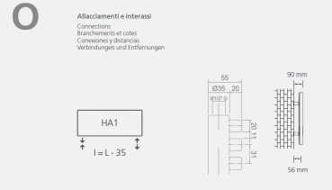 Graziano radiators Time Badheizkörper Handtuchheizkörper italienischer Designheizkörper, exklusives Design für Ihr Traumbad