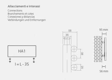 Graziano radiators Without Badheizkörper Handtuchheizkörper italienischer Designheizkörper, exklusives Design für Ihr Traumbad