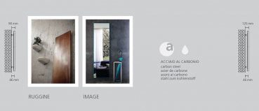 Graziano radiators Heizkörper italienischer Designheizkörper Sense, exklusives Design für Ihren Wohn(t)raum