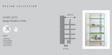 Graziano radiators italienischer Designheizkörper Shape Alto, exklusives Design für Ihren Wohn(t)raum