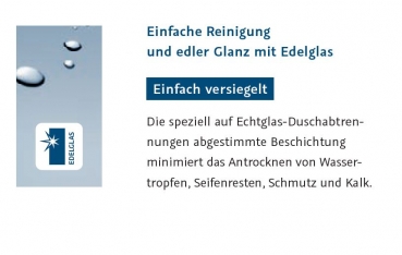 HSK Exklusiv Nischentür Pendeltür für Raumnische 2-teilig