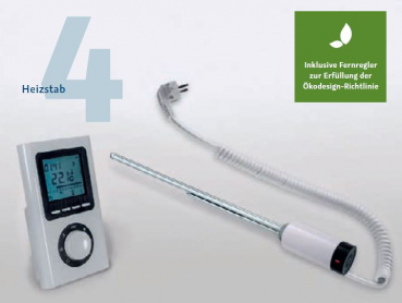 HSK Elektroheizkörper Line mit Heizstab 4 Handtuchheizkörper Badheizkörper mit Aussparungen für Handtücher