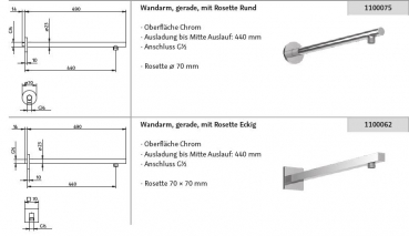 HSK Kopfbrause Regendusche Basic rund 225 x 14 mm