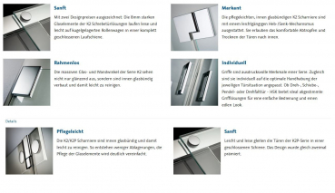 HSK K2 Eckdusche Drehtür und Nebenteil mit Seitenwand Fronteinstieg Duschabtrennung inkl. Aufmaß