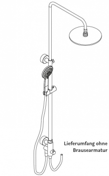 HSK Shower-Set Duschset RS 200 Universal ohne Armatur