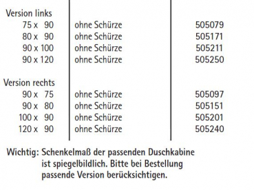 Viertelkreis Duschwanne, super-flache Duschtasse aus Acryl von HSK