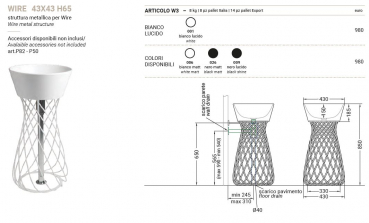 Hidra Standwaschbecken Aufsatzwaschbecken Wire, freistehend oder Aufsatz Design-Waschbecken