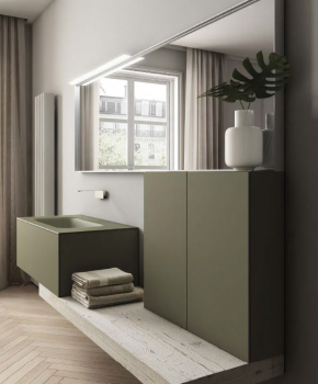 Idea Aqua Badmöbelset Dogma d.12 exklusives und elegantes Badezimmer-Waschtisch-Set