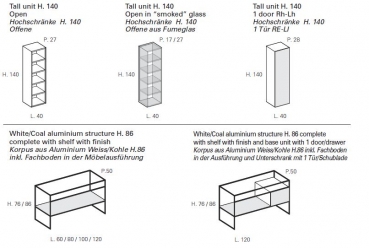 Idea Aqua Badmöbelset Dogma d.09 exklusives und elegantes Badezimmer-Waschtisch-Set