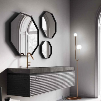 Idea Aqua Badmöbelset Dolcevita 03 exklusives und elegantes Badezimmer-Waschtisch-Set
