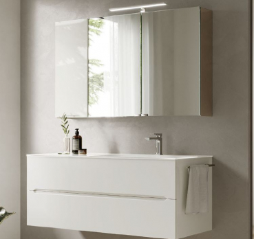 Idea Blob Badmöbelset Smyle 05 modernes und elegantes Badezimmer-Waschtisch-Set