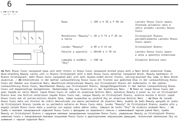 Idea Badmöbelset Cubik 06 exklusives und elegantes Badezimmer-Waschtisch-Set