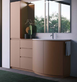 Idea Badmöbelset Form J13 exklusives und elegantes Badezimmer-Waschtisch-Set