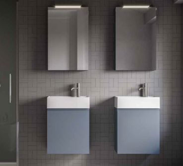 Idea Badmöbelset Form J14 exklusives und elegantes Badezimmer-Waschtisch-Set