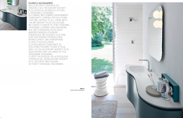 Idea Badmöbelset My Seventy Plus MSP10 exklusives und elegantes Badezimmer-Waschtisch-Set