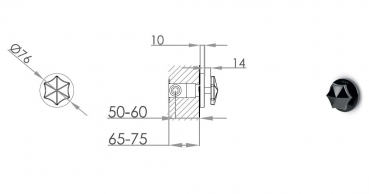 Umsteller bloom diverter Einbauarmatur von Jee-O