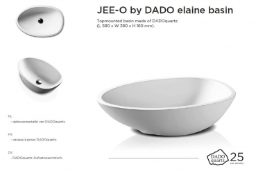 Jee-O Aufsatzwaschbecken elaine basin