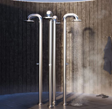 Jee-O Fatline Shower Push freistehende Dusche Standdusche Gartendusche Kaltwasser
