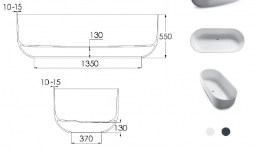 Jee-O Flow freistehende Badewanne